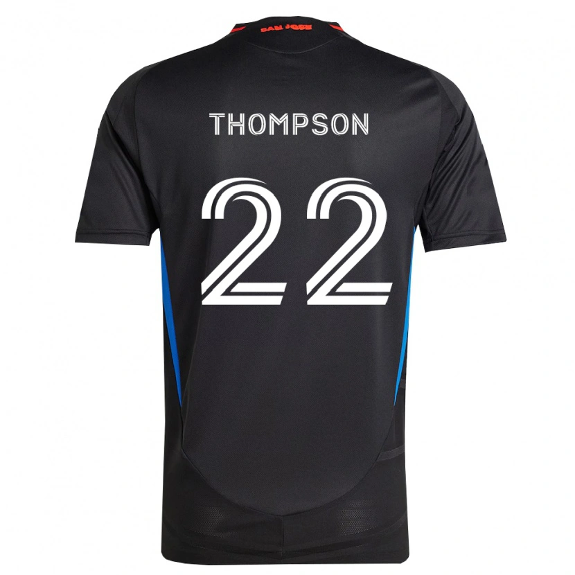 Danxen Barn Tommy Thompson #22 Blå Vit Svart Hemmatröja Matchtröjor 2026/27 Tröjor T-Tröja