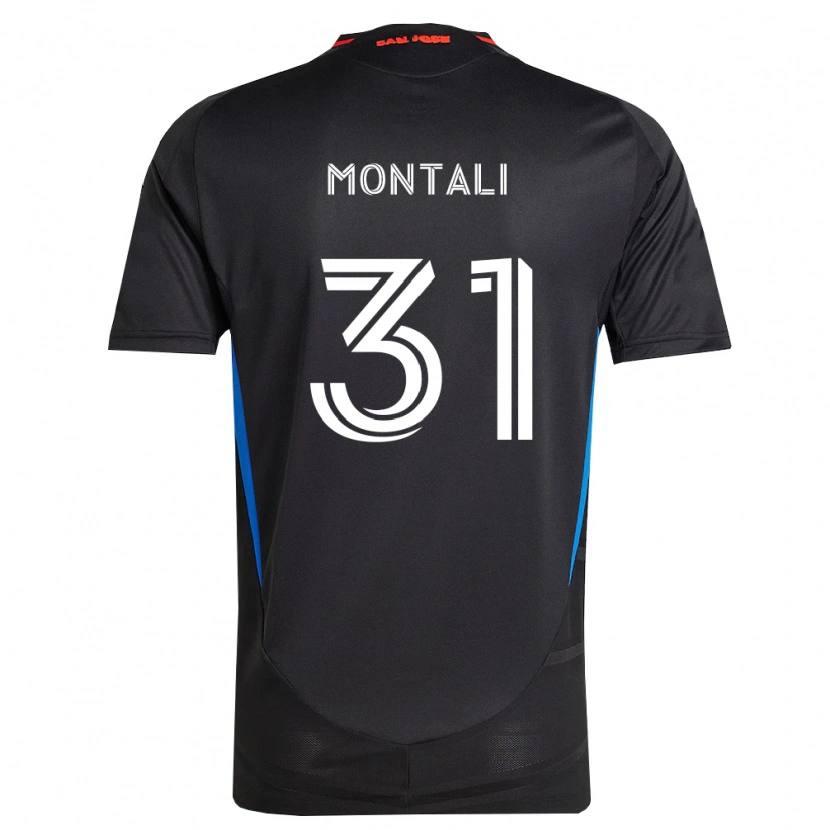 Danxen Barn Francesco Montali #31 Blå Vit Svart Hemmatröja Matchtröjor 2026/27 Tröjor T-Tröja
