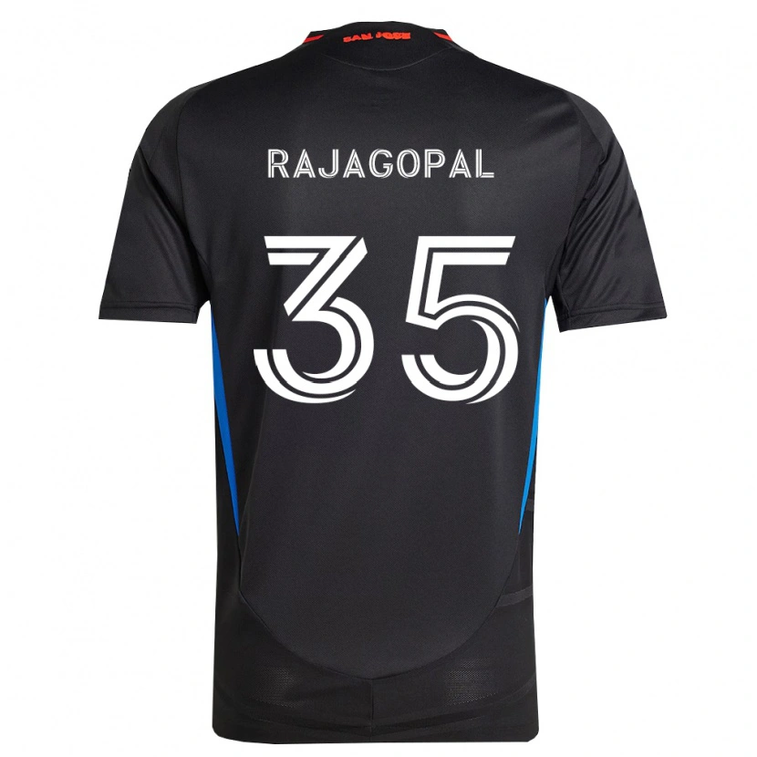 Danxen Barn Rohan Rajagopal #35 Blå Vit Svart Hemmatröja Matchtröjor 2026/27 Tröjor T-Tröja