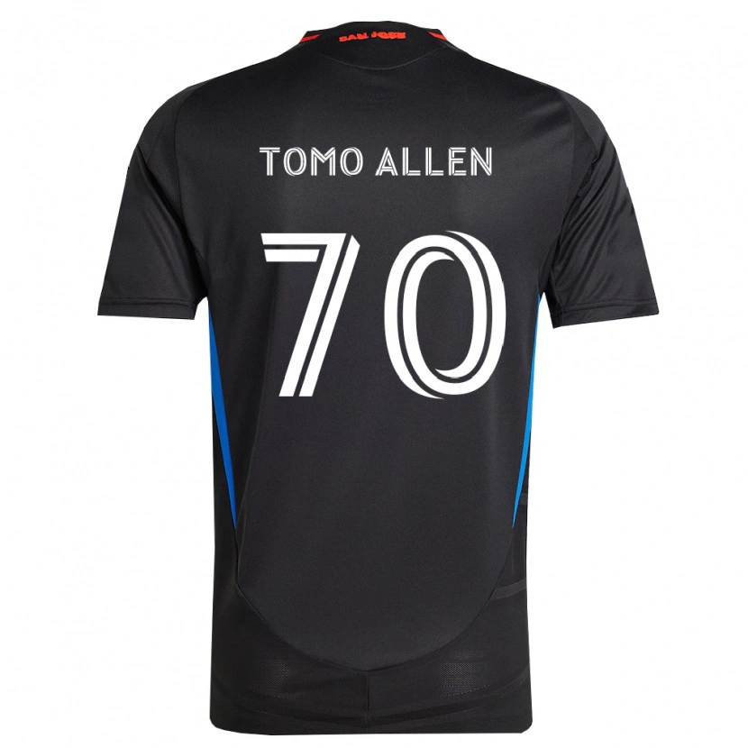 Danxen Barn Tomo Allen #70 Blå Vit Svart Hemmatröja Matchtröjor 2026/27 Tröjor T-Tröja