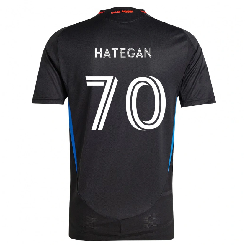 Danxen Barn Roberto Hategan #70 Blå Vit Svart Hemmatröja Matchtröjor 2026/27 Tröjor T-Tröja