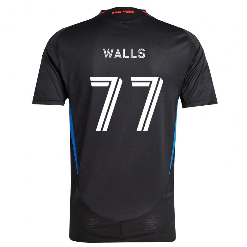 Danxen Barn Casey Walls #77 Blå Vit Svart Hemmatröja Matchtröjor 2026/27 Tröjor T-Tröja
