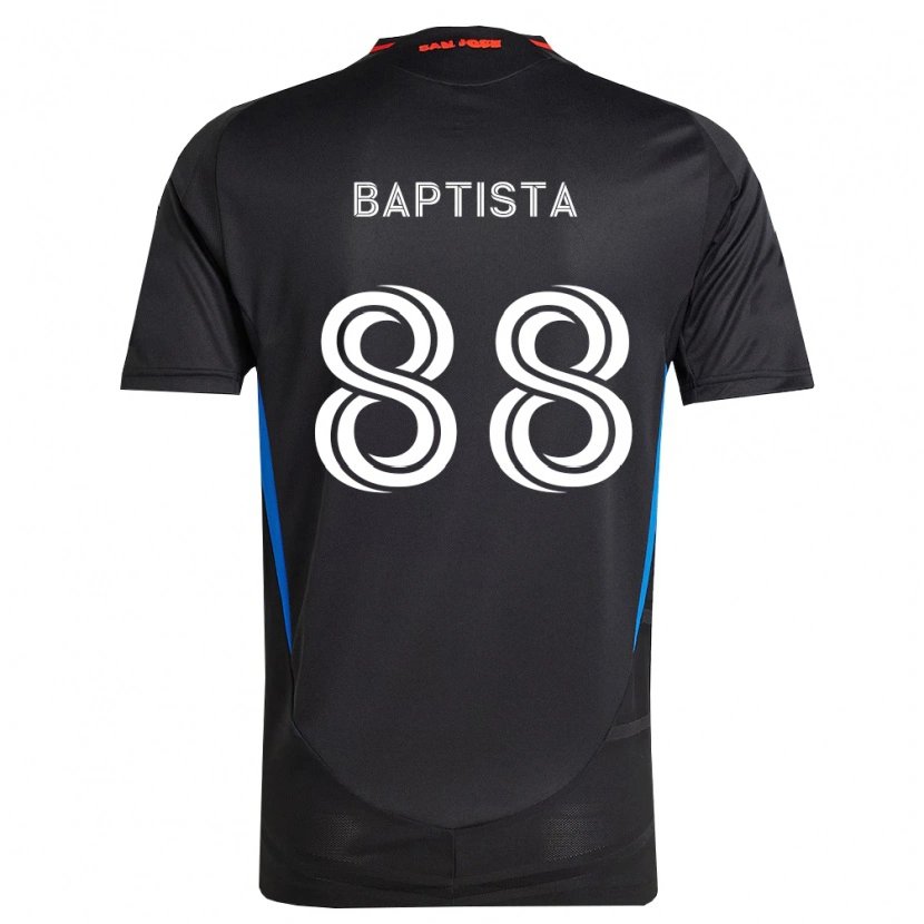 Danxen Barn Diogo Baptista #88 Blå Vit Svart Hemmatröja Matchtröjor 2026/27 Tröjor T-Tröja