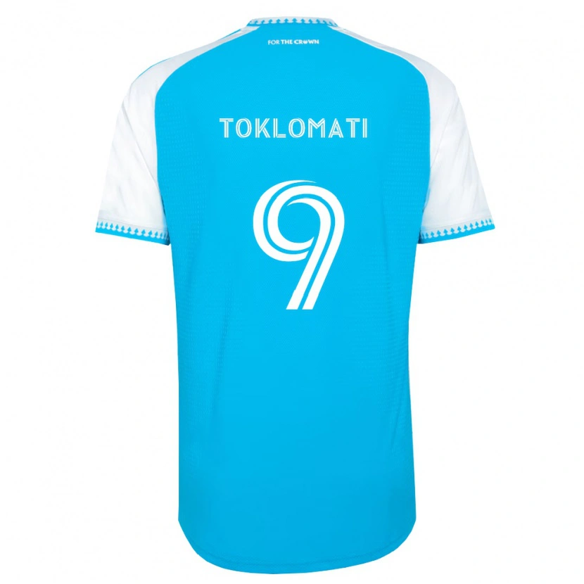 Danxen Barn Idan Toklomati #9 Himmelsblå Vit Svart Hemmatröja Matchtröjor 2026/27 Tröjor T-Tröja