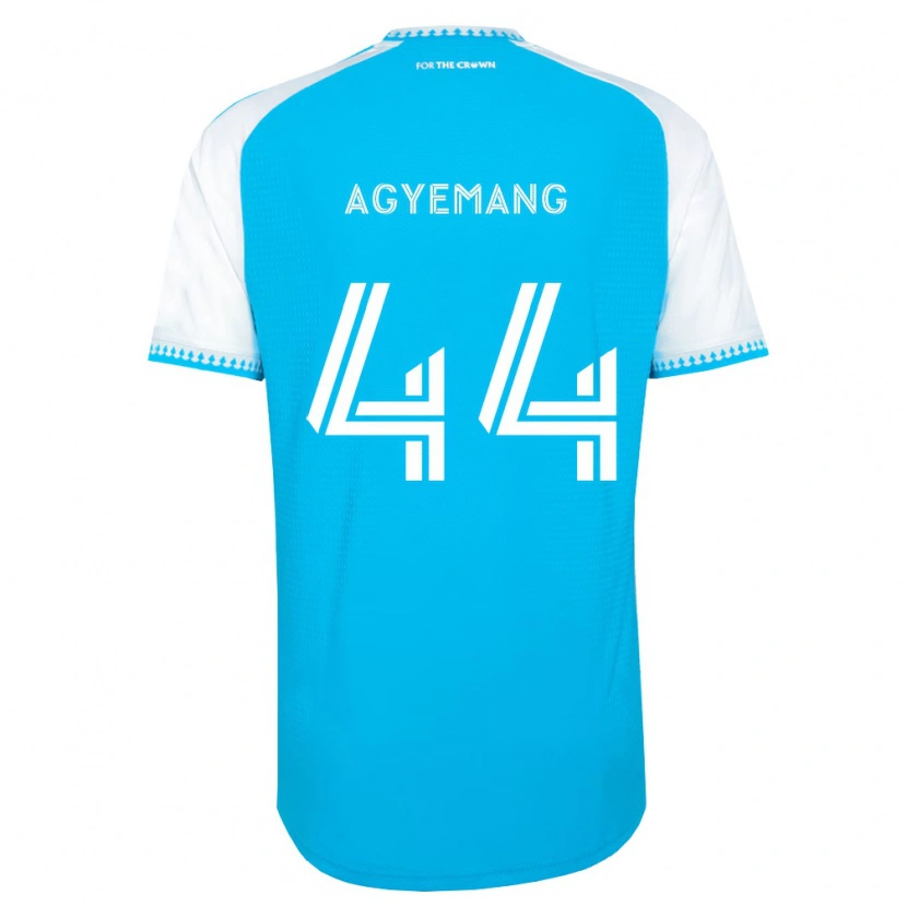 Danxen Barn Morrison Agyemang #44 Himmelsblå Vit Svart Hemmatröja Matchtröjor 2026/27 Tröjor T-Tröja