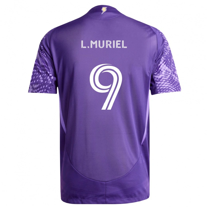 Danxen Barn Luis Muriel #9 Lila Vit Hemmatröja Matchtröjor 2026/27 Tröjor T-Tröja
