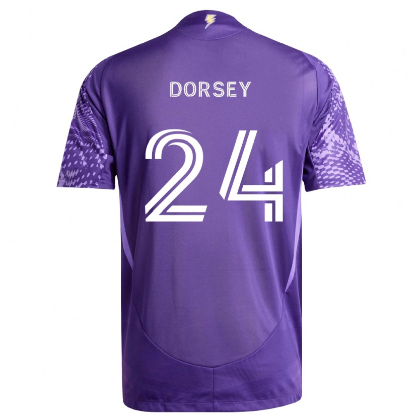 Danxen Barn Griffin Dorsey #24 Lila Vit Hemmatröja Matchtröjor 2026/27 Tröjor T-Tröja