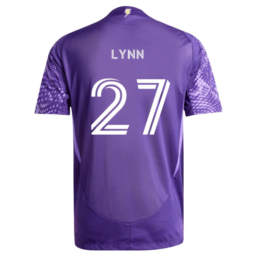 Danxen Barn Jack Lynn #27 Lila Vit Hemmatröja Matchtröjor 2026/27 Tröjor T-Tröja