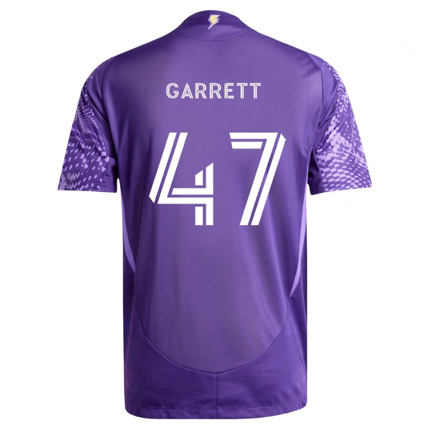 Danxen Barn Ian Garrett #47 Lila Vit Hemmatröja Matchtröjor 2026/27 Tröjor T-Tröja