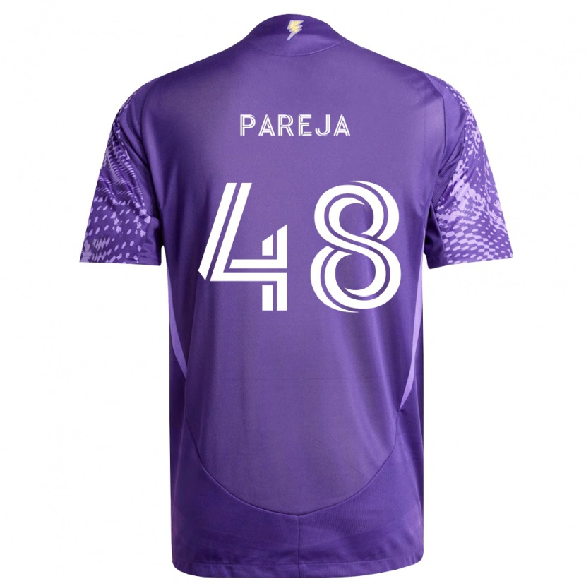 Danxen Barn Diego Pareja #48 Lila Vit Hemmatröja Matchtröjor 2026/27 Tröjor T-Tröja