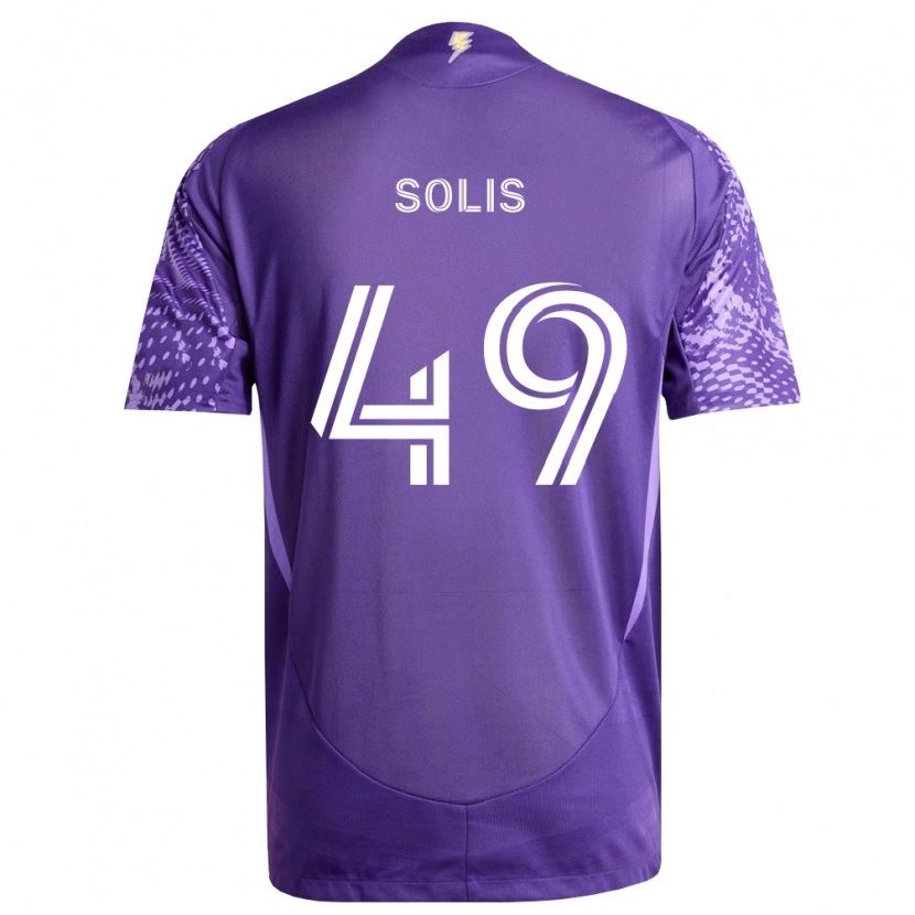 Danxen Barn Jhon Solís #49 Lila Vit Hemmatröja Matchtröjor 2026/27 Tröjor T-Tröja