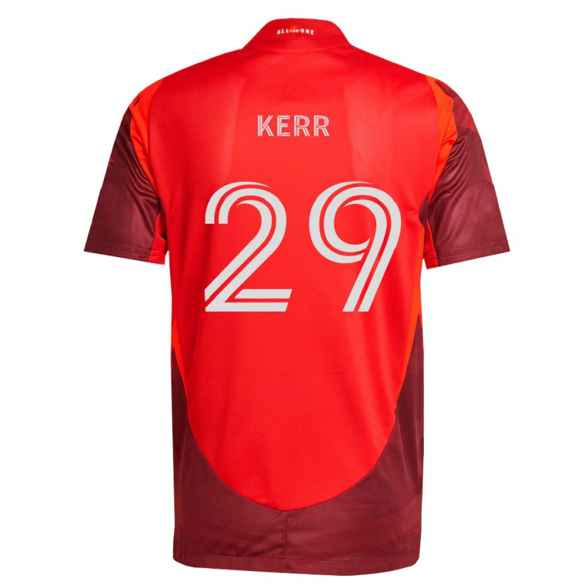 Danxen Barn Deandre Kerr #29 Vinröd Röd Hemmatröja Matchtröjor 2026/27 Tröjor T-Tröja