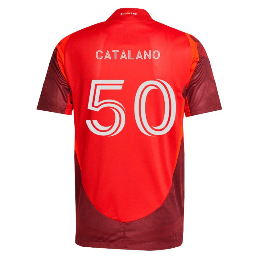 Danxen Barn Gianluca Catalano #50 Vinröd Röd Hemmatröja Matchtröjor 2026/27 Tröjor T-Tröja