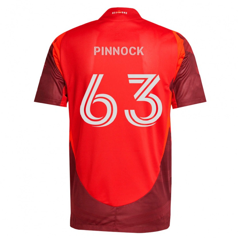 Danxen Barn Shyon Pinnock #63 Vinröd Röd Hemmatröja Matchtröjor 2026/27 Tröjor T-Tröja