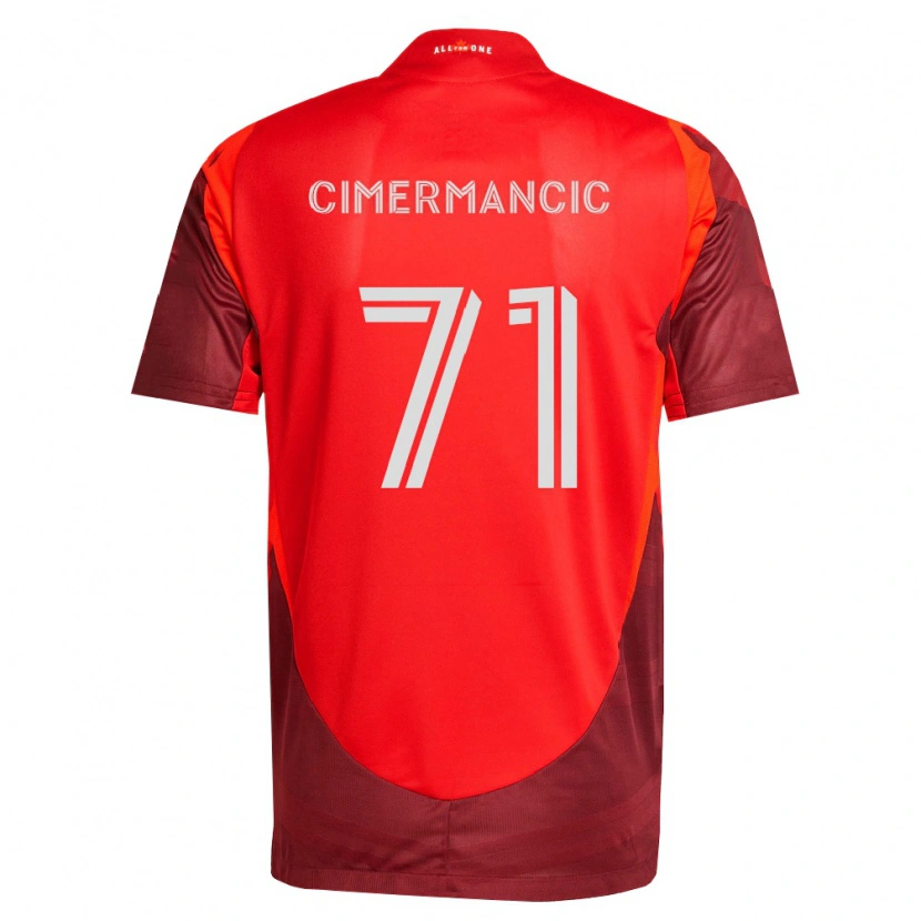 Danxen Barn Markus Cimermancic #71 Vinröd Röd Hemmatröja Matchtröjor 2026/27 Tröjor T-Tröja