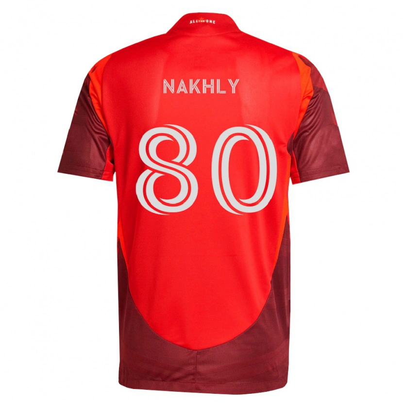 Danxen Barn Zakaria Nakhly #80 Vinröd Röd Hemmatröja Matchtröjor 2026/27 Tröjor T-Tröja