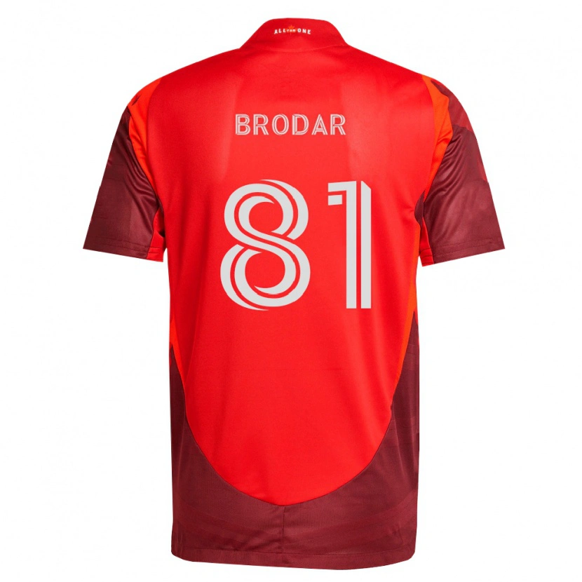 Danxen Barn Niko Brodar #81 Vinröd Röd Hemmatröja Matchtröjor 2026/27 Tröjor T-Tröja