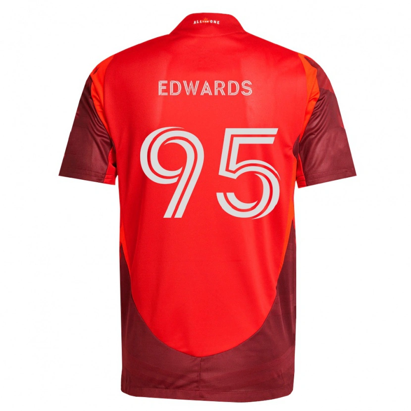 Danxen Barn Nathaniel Edwards #95 Vinröd Röd Hemmatröja Matchtröjor 2026/27 Tröjor T-Tröja
