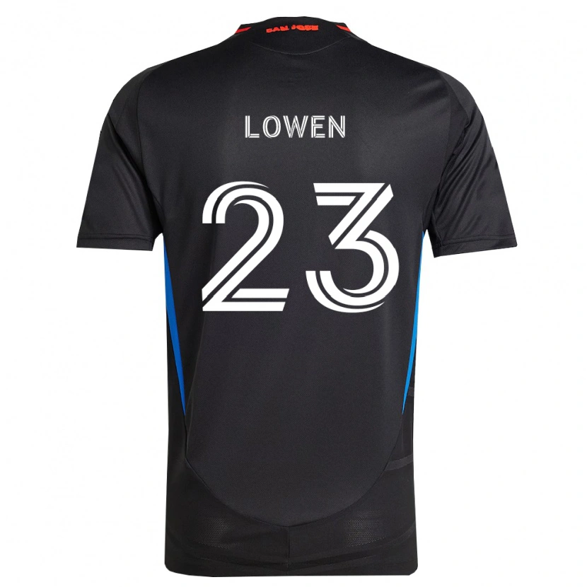 Danxen Barn Eduard Löwen #23 Blå Vit Svart Hemmatröja Matchtröjor 2026/27 Tröjor T-Tröja