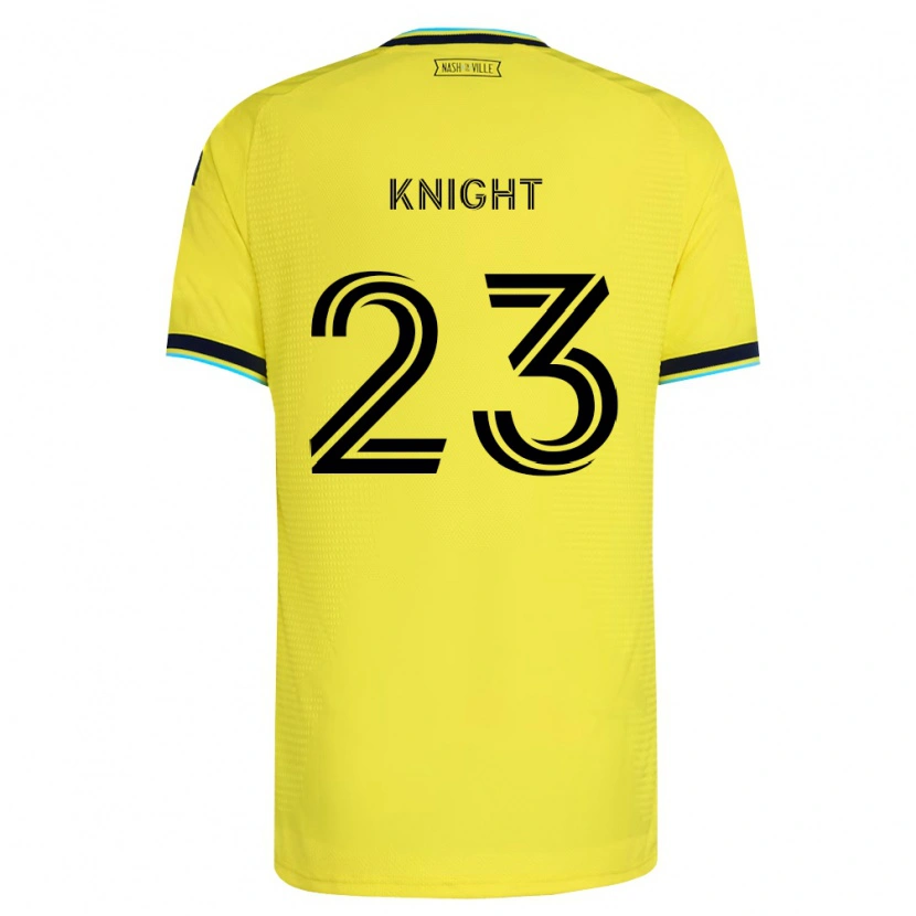Danxen Barn Jordan Knight #23 Ljusgul Marinblå Hemmatröja Matchtröjor 2026/27 Tröjor T-Tröja