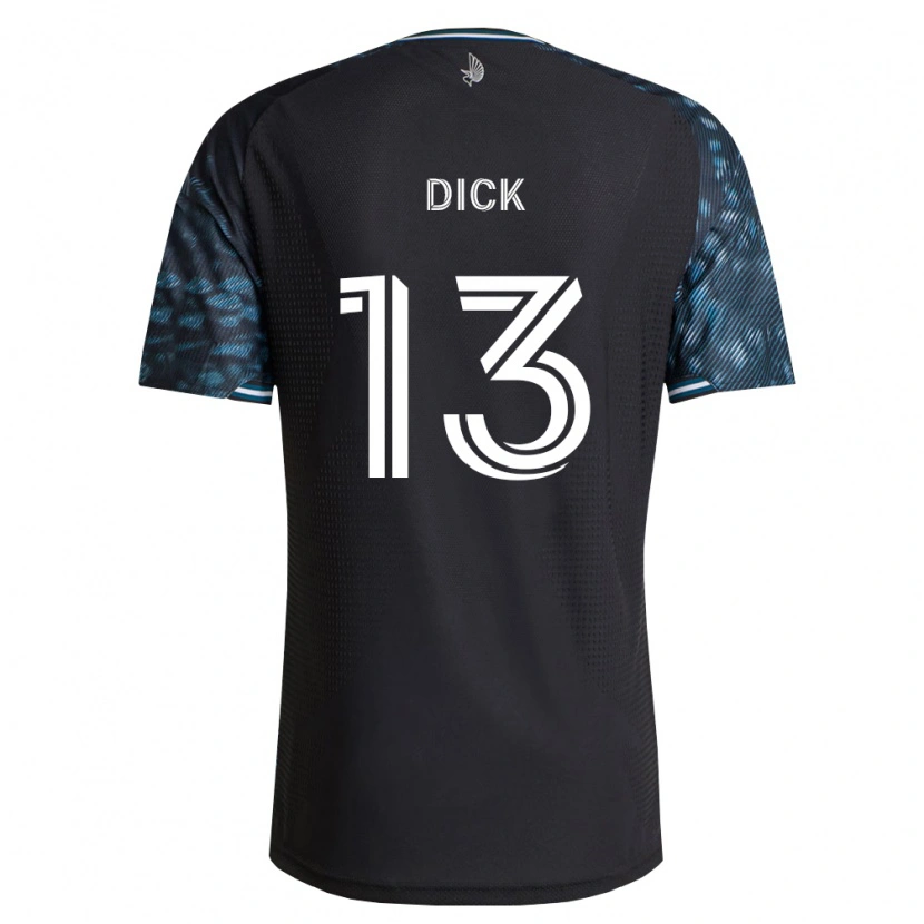 Danxen Barn Eric Dick #13 Svart Vit Hemmatröja Matchtröjor 2026/27 Tröjor T-Tröja