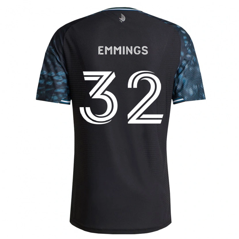 Danxen Barn Fred Emmings #32 Svart Vit Hemmatröja Matchtröjor 2026/27 Tröjor T-Tröja