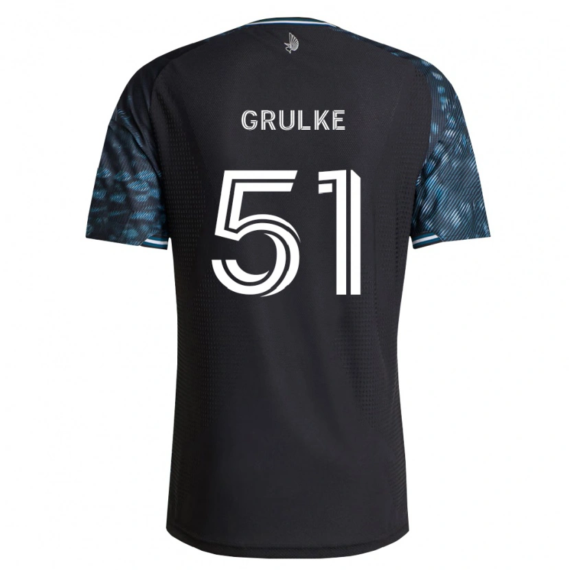 Danxen Barn Calin Grulke #51 Svart Vit Hemmatröja Matchtröjor 2026/27 Tröjor T-Tröja