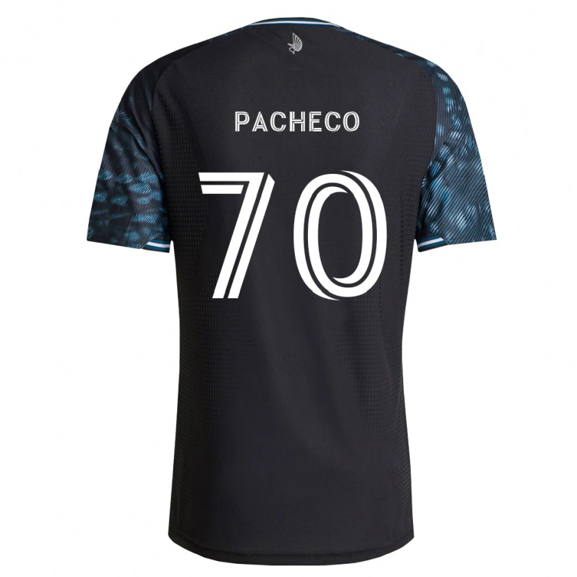 Danxen Barn Diogo Pacheco #70 Svart Vit Hemmatröja Matchtröjor 2026/27 Tröjor T-Tröja