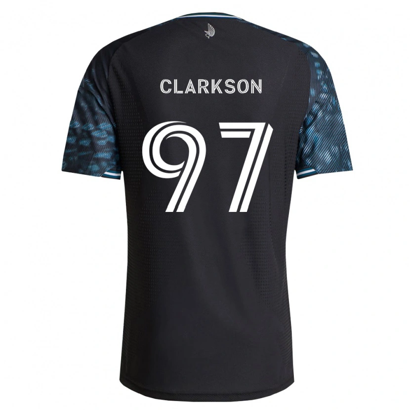 Danxen Barn Jack Clarkson #97 Svart Vit Hemmatröja Matchtröjor 2026/27 Tröjor T-Tröja