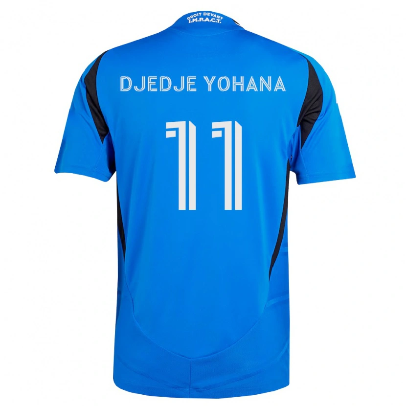 Danxen Barn Kabie Djedje Yohana #11 Blå Vit Svart Hemmatröja Matchtröjor 2026/27 Tröjor T-Tröja