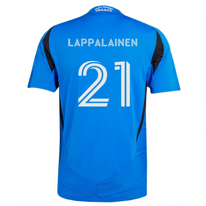 Danxen Barn Lassi Lappalainen #21 Blå Vit Svart Hemmatröja Matchtröjor 2026/27 Tröjor T-Tröja