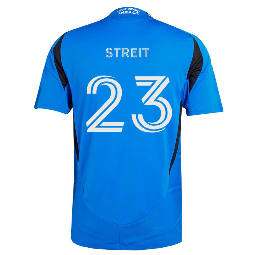 Danxen Barn Noah Streit #23 Blå Vit Svart Hemmatröja Matchtröjor 2026/27 Tröjor T-Tröja