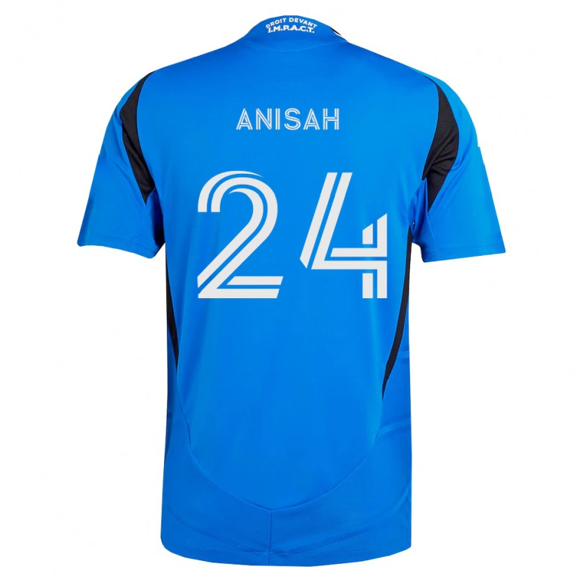 Danxen Barn Yusuf Anisah #24 Blå Vit Svart Hemmatröja Matchtröjor 2026/27 Tröjor T-Tröja