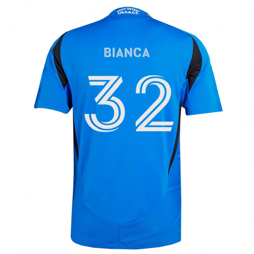 Danxen Barn Hanisch Bianca #32 Blå Vit Svart Hemmatröja Matchtröjor 2026/27 Tröjor T-Tröja