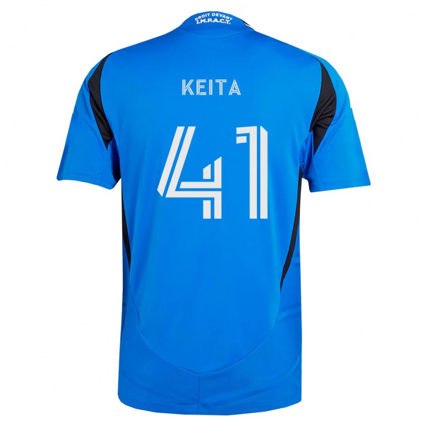Danxen Barn Samsy Keita #41 Blå Vit Svart Hemmatröja Matchtröjor 2026/27 Tröjor T-Tröja