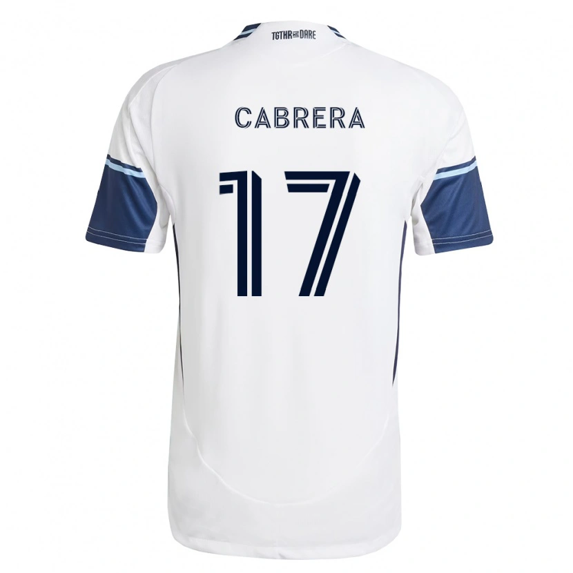 Danxen Barn Kenji Cabrera #17 Vit Kungligt Blå Hemmatröja Matchtröjor 2026/27 Tröjor T-Tröja