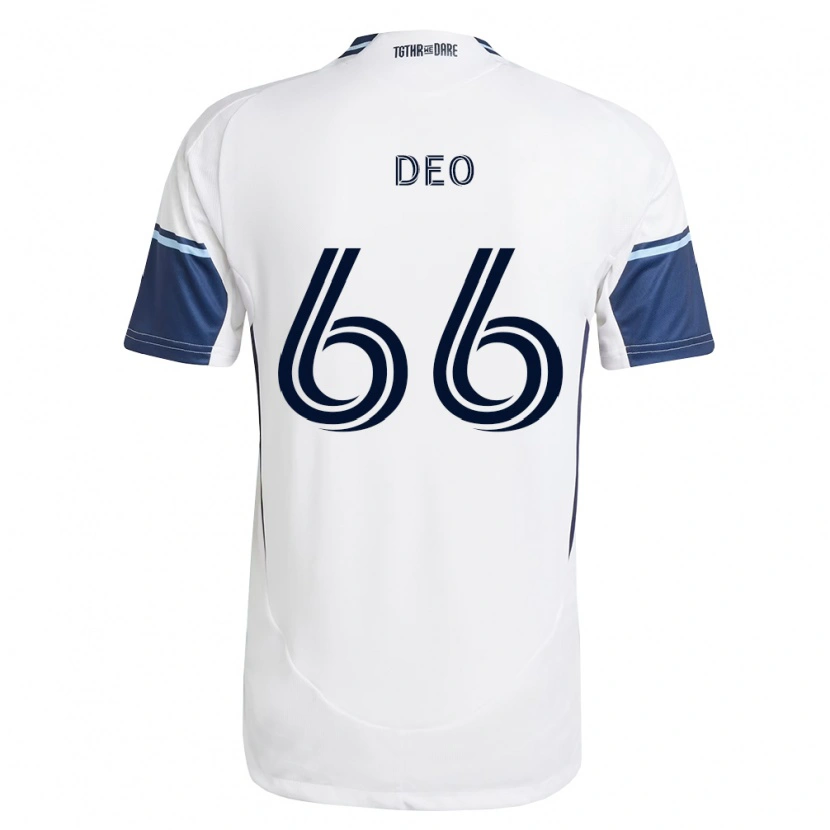 Danxen Barn Sahil Deo #66 Vit Kungligt Blå Hemmatröja Matchtröjor 2026/27 Tröjor T-Tröja