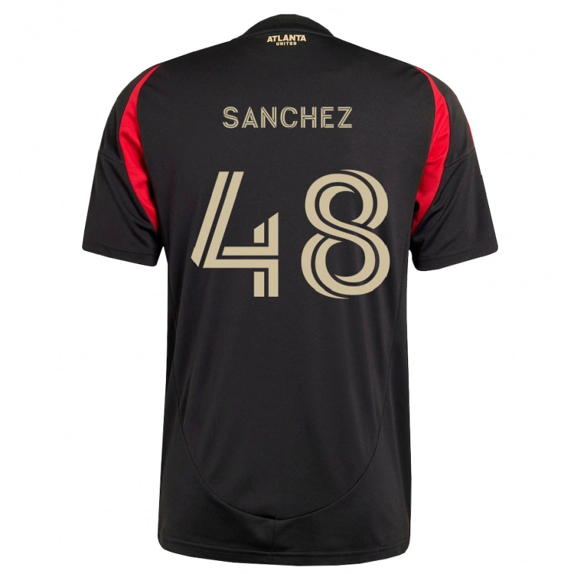 Danxen Barn Cooper Sanchez #48 Svart Röd Hemmatröja Matchtröjor 2026/27 Tröjor T-Tröja