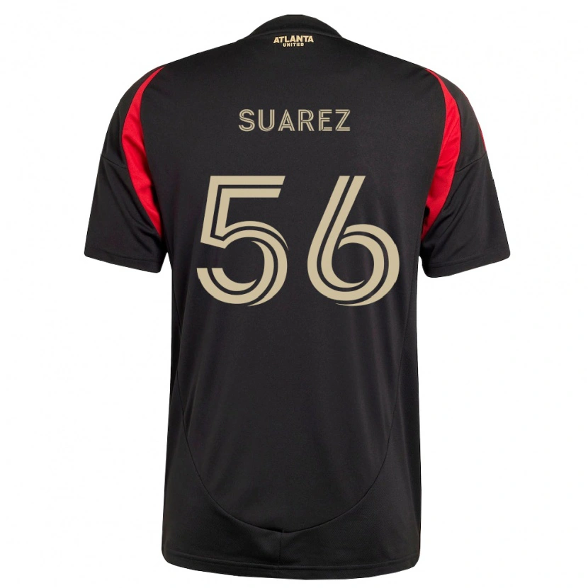 Danxen Barn Ignacio Suarez #56 Svart Röd Hemmatröja Matchtröjor 2026/27 Tröjor T-Tröja