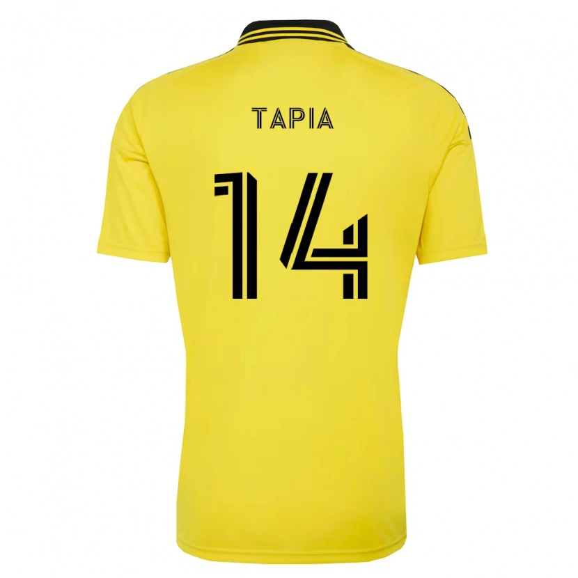 Danxen Barn Gonzalo Tapia #14 Gul Svart Hemmatröja Matchtröjor 2026/27 Tröjor T-Tröja