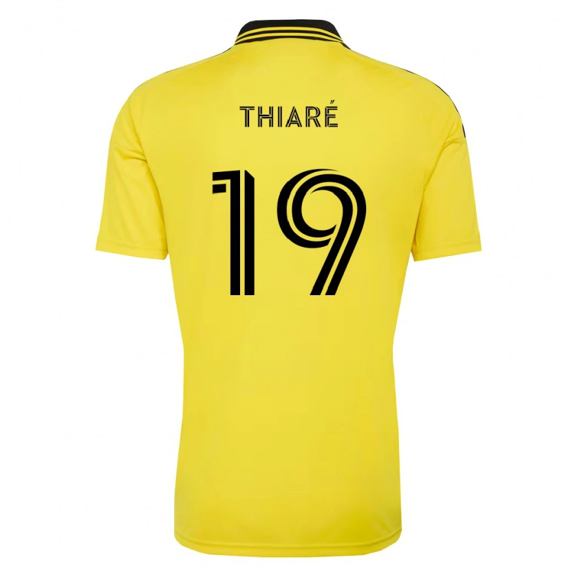Danxen Barn Jamal Thiaré #19 Gul Svart Hemmatröja Matchtröjor 2026/27 Tröjor T-Tröja