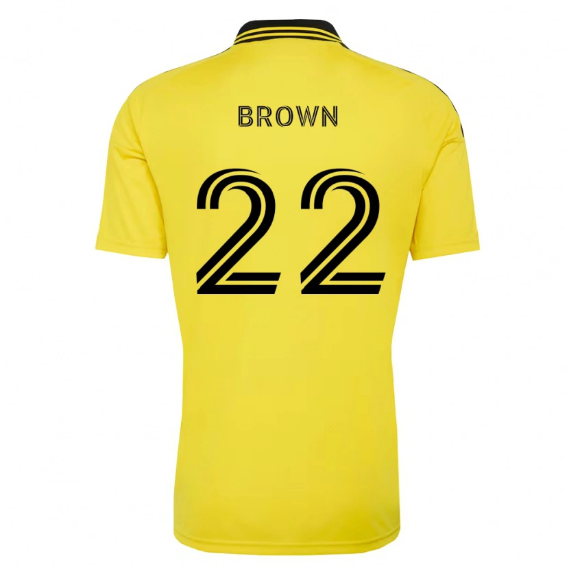 Danxen Barn Tristan Brown #22 Gul Svart Hemmatröja Matchtröjor 2026/27 Tröjor T-Tröja