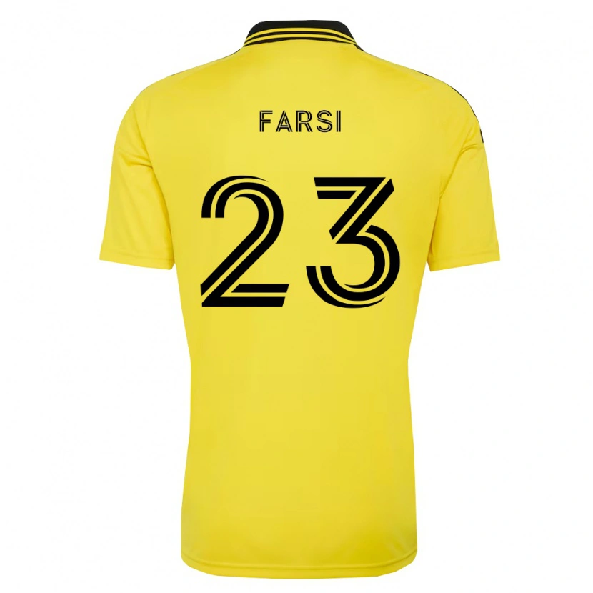 Danxen Barn Mohamed Farsi #23 Gul Svart Hemmatröja Matchtröjor 2026/27 Tröjor T-Tröja