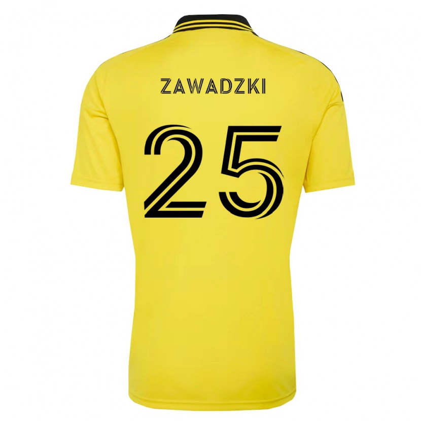 Danxen Barn Sean Zawadzki #25 Gul Svart Hemmatröja Matchtröjor 2026/27 Tröjor T-Tröja