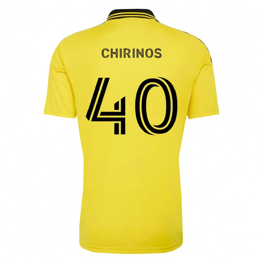 Danxen Barn Johann Chirinos #40 Gul Svart Hemmatröja Matchtröjor 2026/27 Tröjor T-Tröja