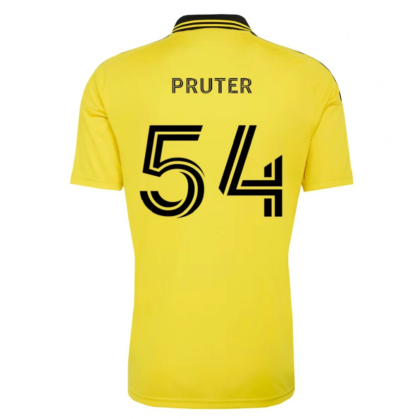 Danxen Barn Luke Pruter #54 Gul Svart Hemmatröja Matchtröjor 2026/27 Tröjor T-Tröja