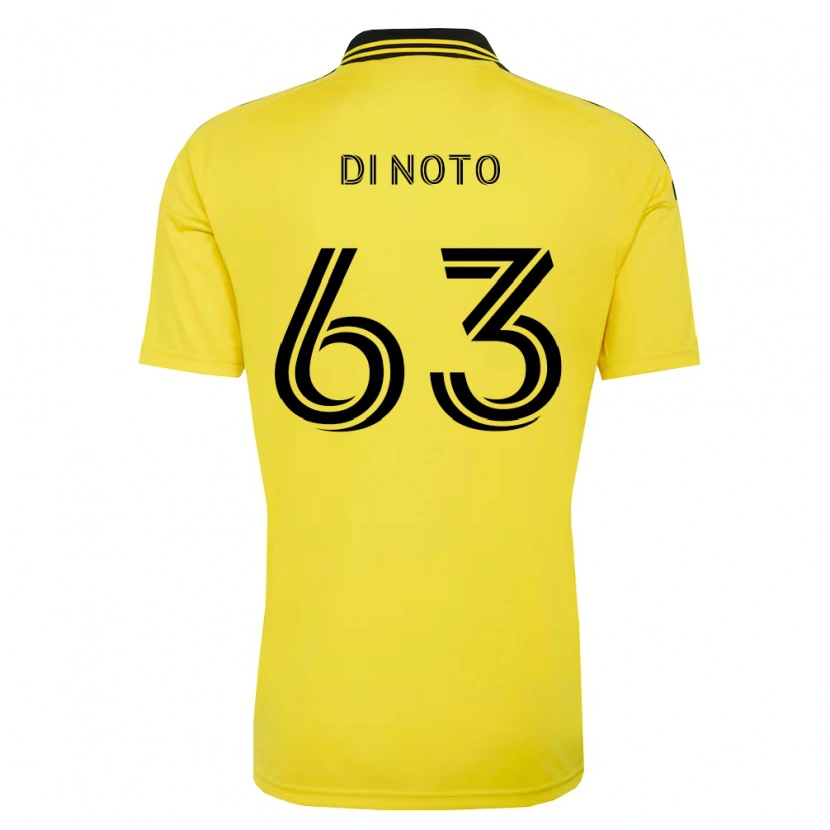 Danxen Barn Gianmarco Di Noto #63 Gul Svart Hemmatröja Matchtröjor 2026/27 Tröjor T-Tröja