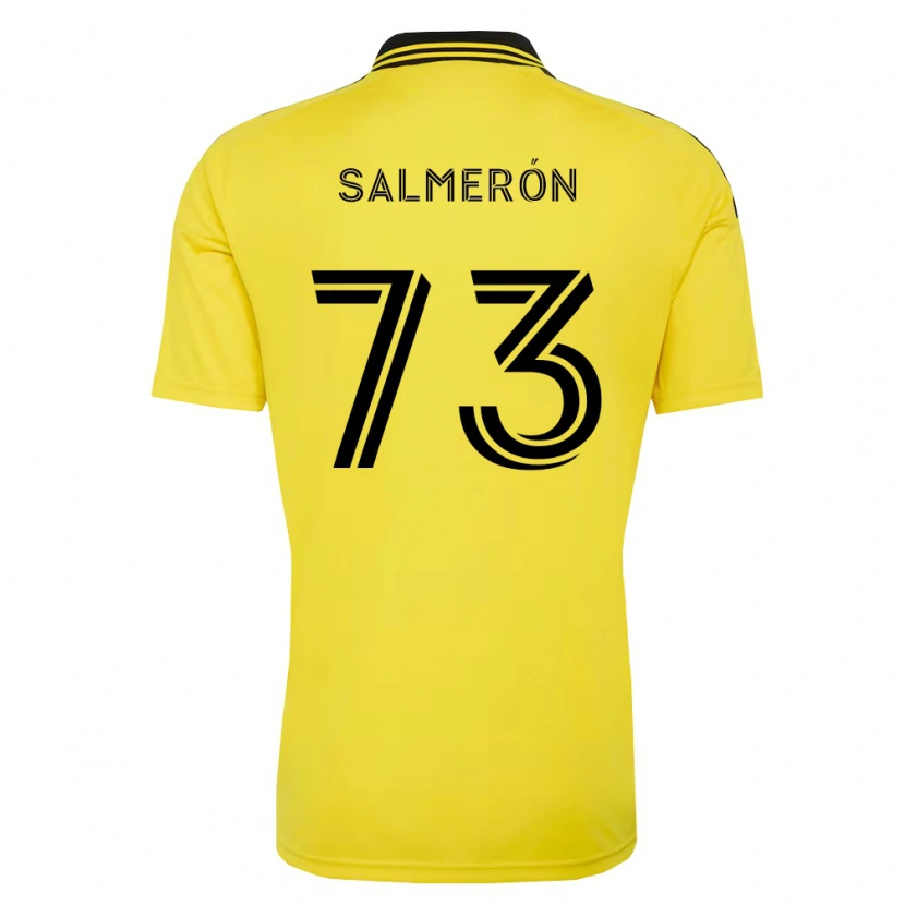 Danxen Barn Jorge Salmerón #73 Gul Svart Hemmatröja Matchtröjor 2026/27 Tröjor T-Tröja