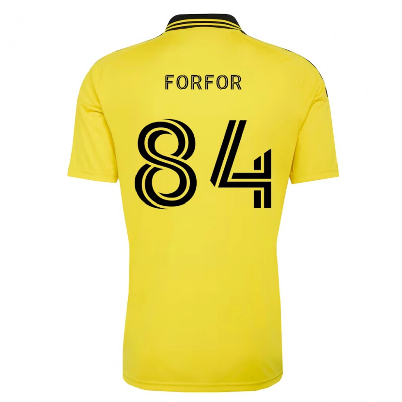 Danxen Barn Prince Forfor #84 Gul Svart Hemmatröja Matchtröjor 2026/27 Tröjor T-Tröja