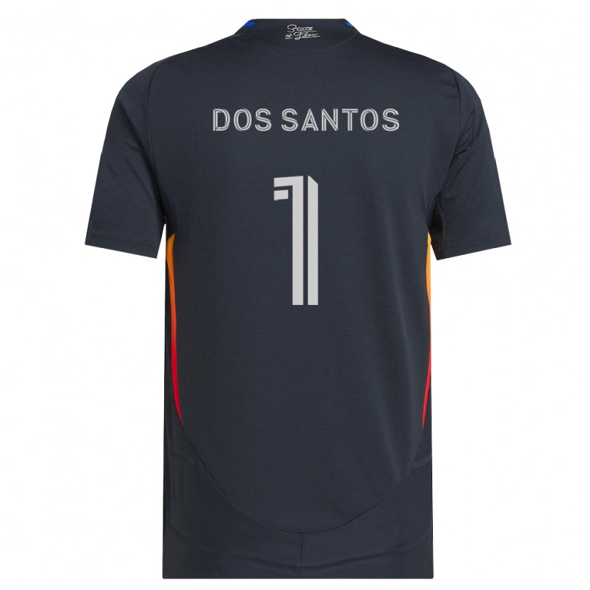 Danxen Barn Cj Dos Santos #1 Mörkgrå Röd Hemmatröja Matchtröjor 2026/27 Tröjor T-Tröja